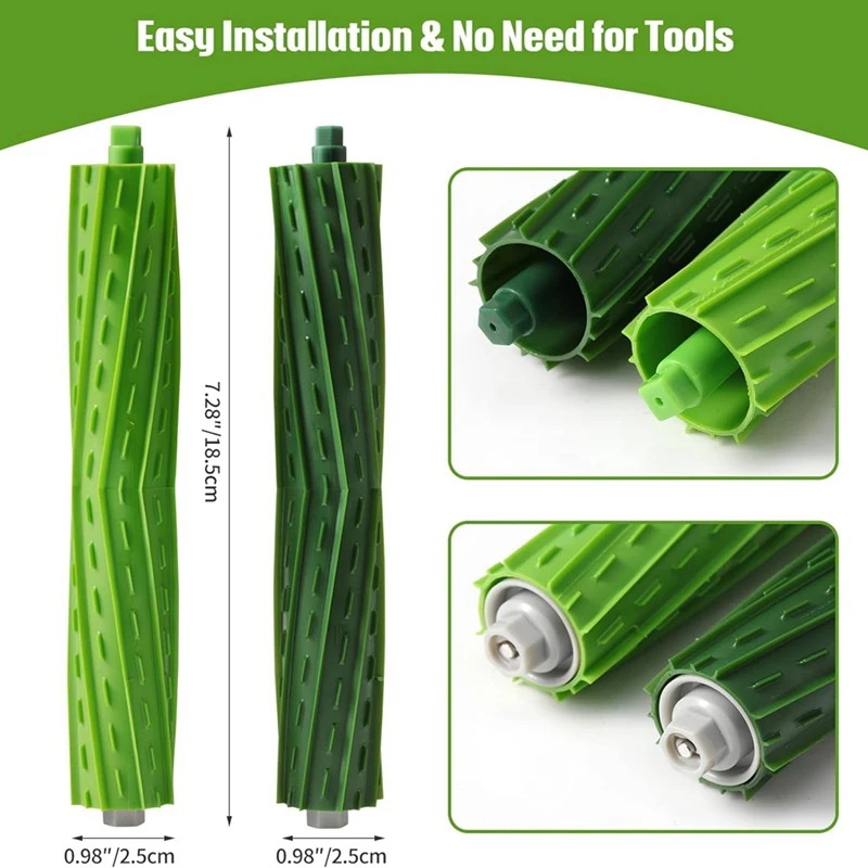 อะไหล่สำหรับ iRobot Roomba I5คำสั่งผสม + J5 + อุปกรณ์เสริมแปรงด้านข้างหลักแผ่นกรอง HEPA ถุงผ้าเก็บฝุ่น