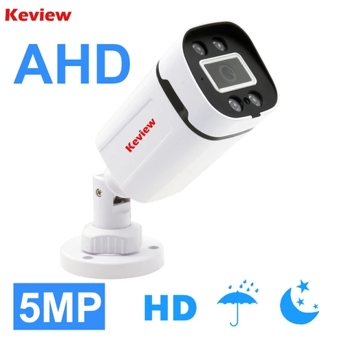 Cámara de seguridad AHD para el hogar, videovigilancia CCTV, Mini cámara analógica para exteriores, protección de calle, 720P, 2MP, 5MP, HD
