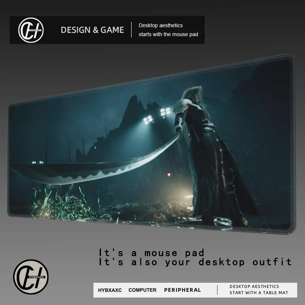Sephiroth Mouse Pad Gamer Computer Home Keyboard Mousepad Game Final Fantasy Mouse Mat Office Soft Laptop Table Mats HYBXAXC