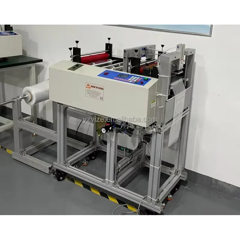 Small manual plastic Bag Making Machine Polypropylene hdpe Roll To Sheet Cutter Cutting Plastic Bag Heat Sealing Machinery