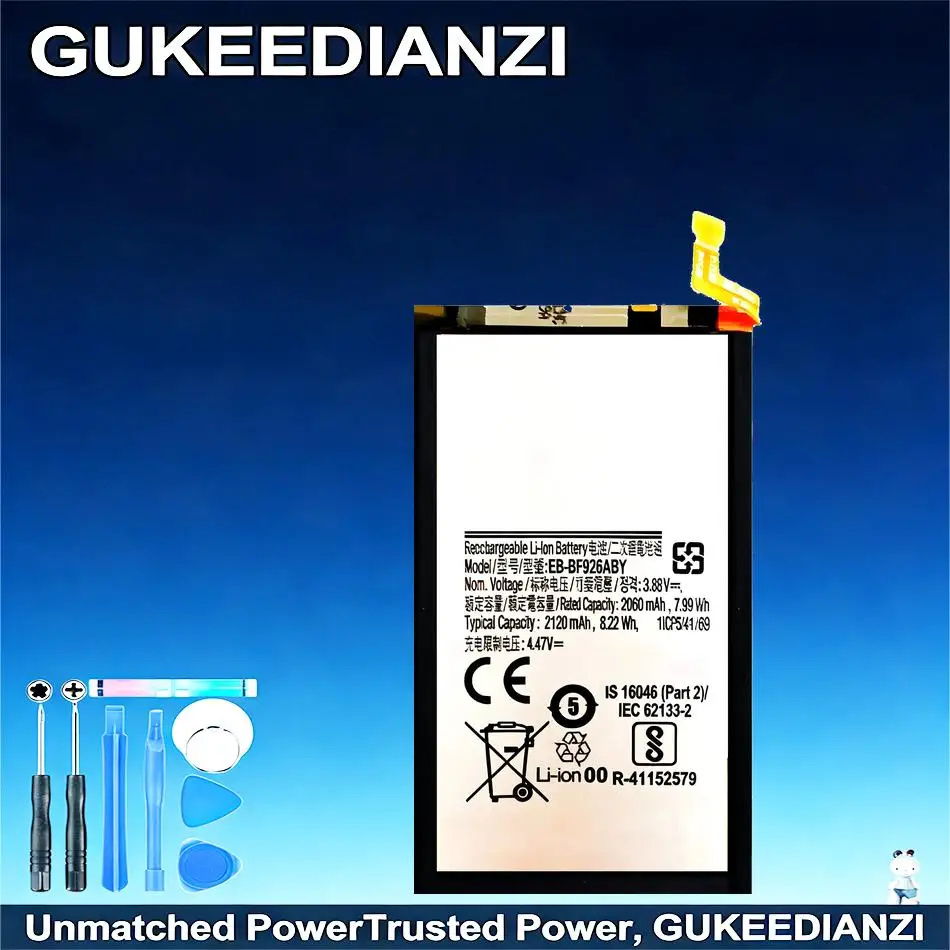

Аккумулятор для мобильного телефона Samsung Galaxy Z Fold 3 5G, 2120 мАч, высокая емкость, стабильная работа, модель EB-BF926ABY