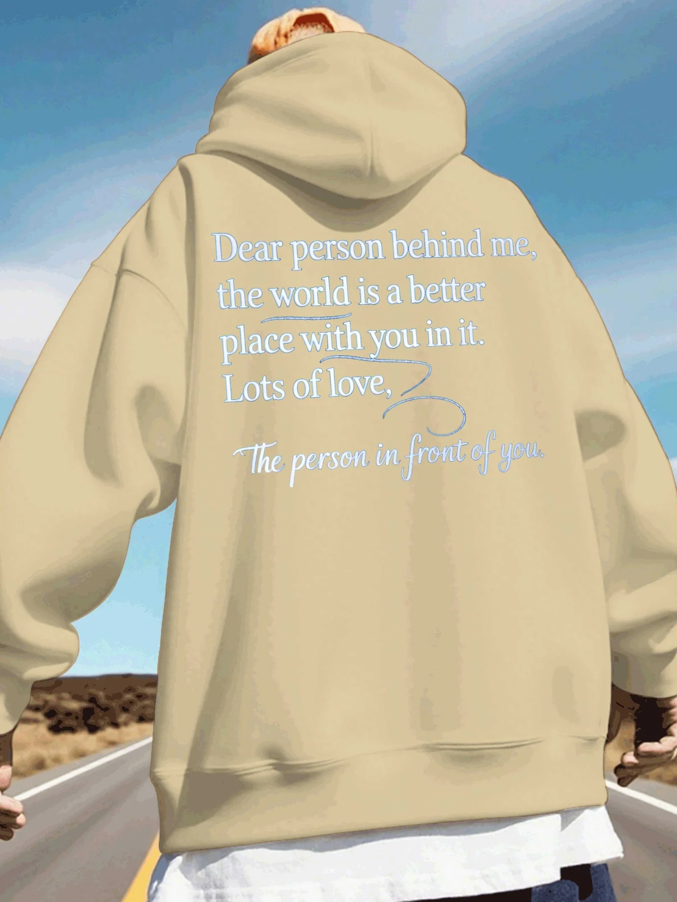 Fall/Winter Christmas HoodedSweatshirt with Encouragement Slogan Print-Hip American Streetwear for Casual Fashionable Daily Life