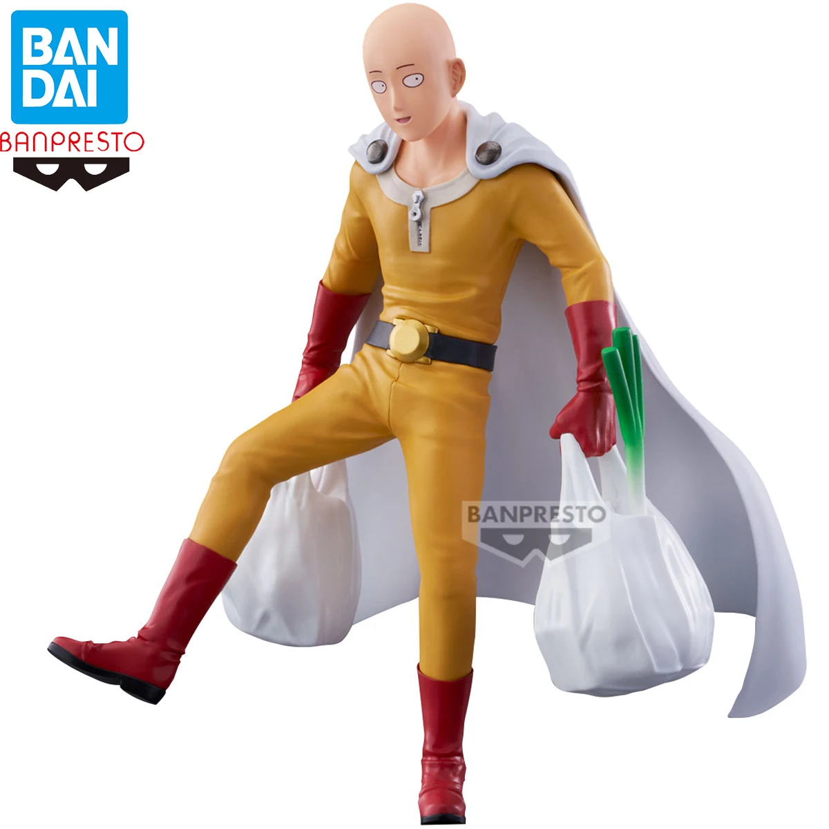 

Original BANDAI Banpresto Saitama Anime Figure One Punch Life One-Punch Man Collectible Model Toy