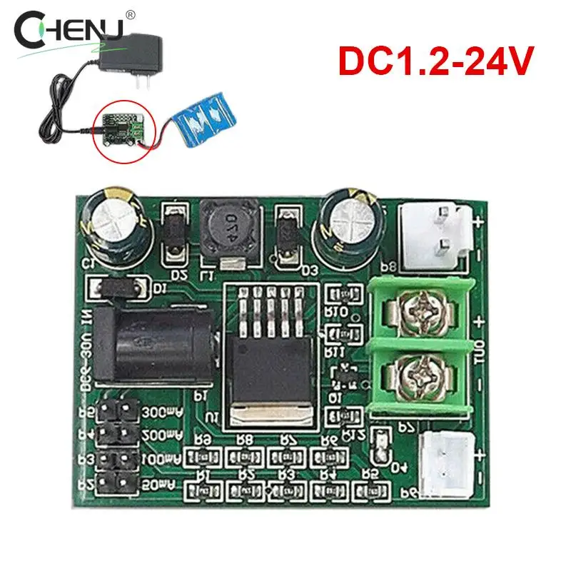 New Batteries Charging Board 1.2~24V 2.4 3.6 12V Ni-Cd Ni-MH NiCd Batteries Charger Module Charging Board Camera Charger