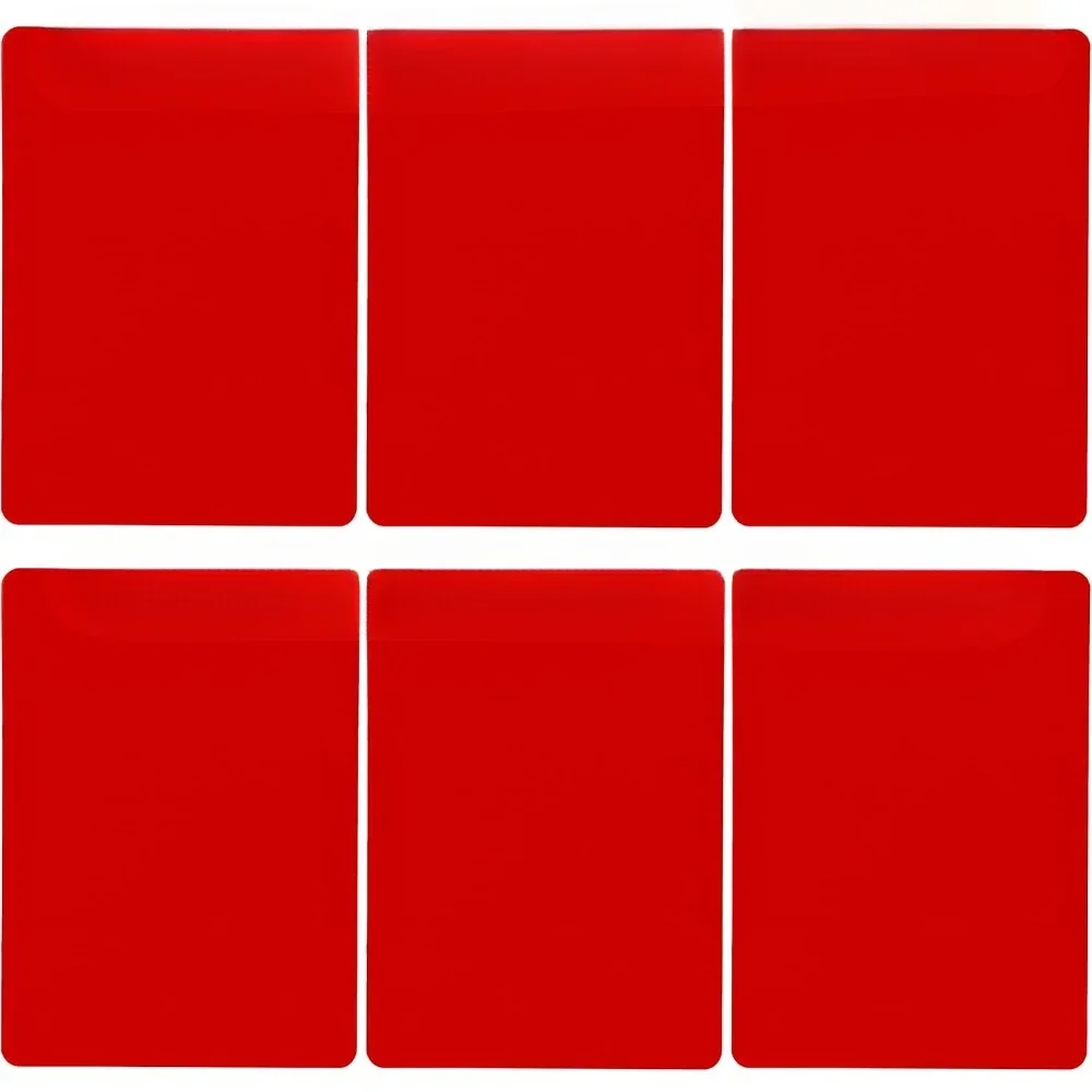 

Clipboard Opaque Color Letter Size Low Profile clip (pack of 6) (red)