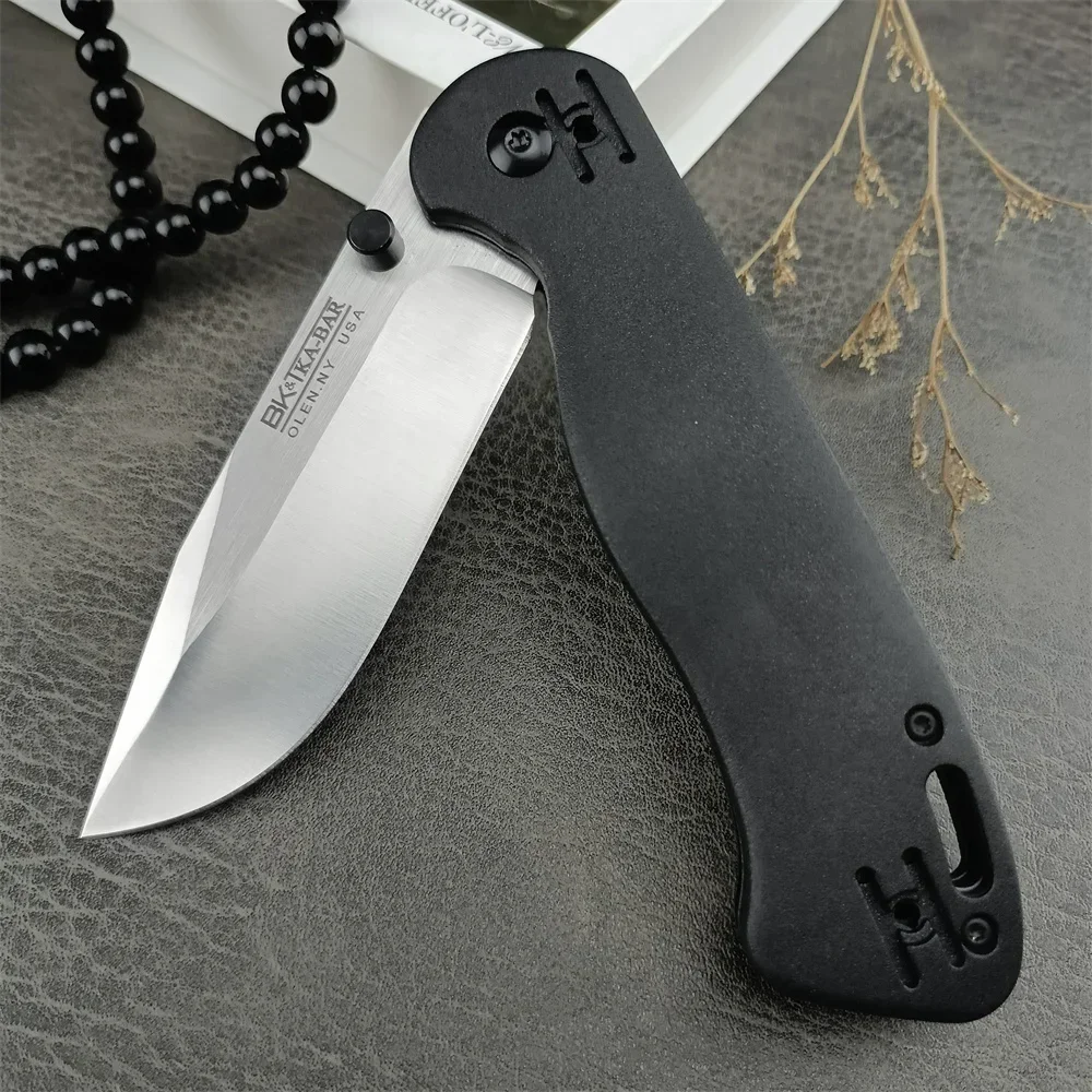 

Portable KB BK4 Pocket Knife 440C Blade Nylon Fiber Handle High Quality Folding Outdoor EDC Knife Hunting Survival Cutting Tool