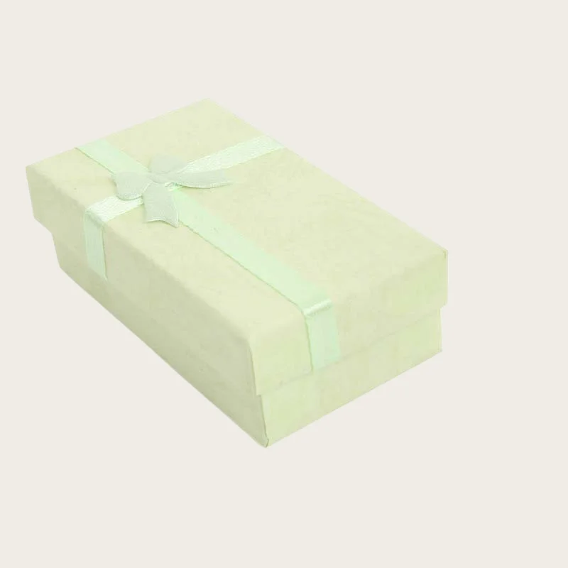 Lote de 12 Cajas de Papel para Exhibición de Joyería de 5x8cm, Caja Organizadora para Collares, Pendientes y Anillos