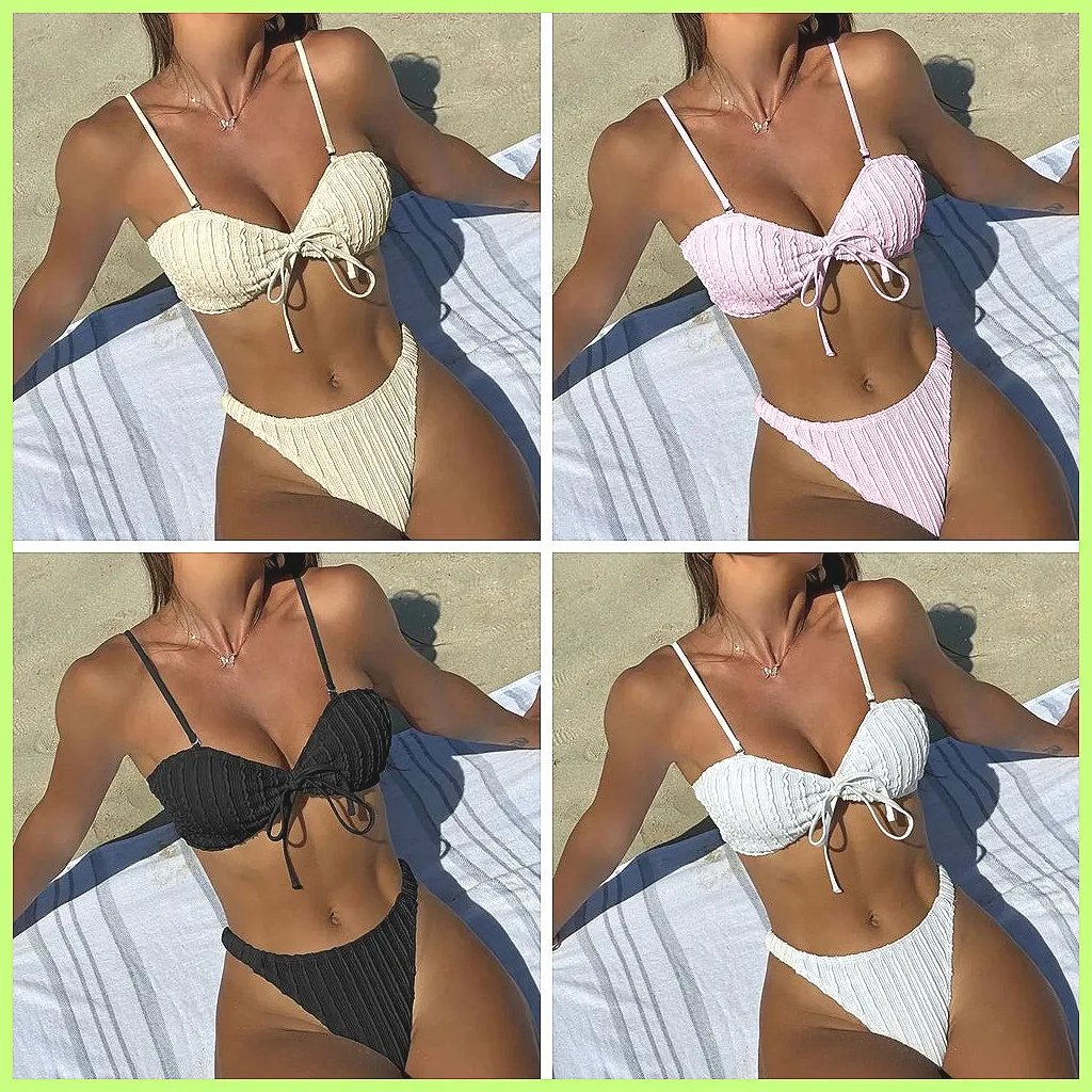 

Sexy Push Up Bikini Set Brazilian Beach Swimwear Women's Bathing Suits for Summer