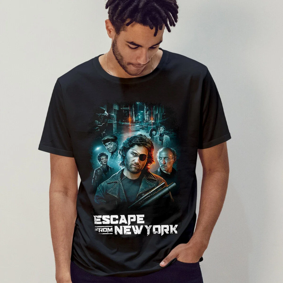 Escape from New York (1982) Movie Poster Inspired T-Shirt Retro Tee Unisex