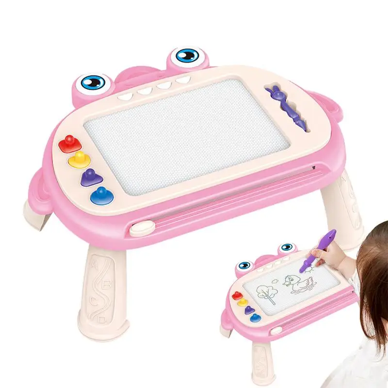 Magnetic Drawing Board Educational Learning Board With Frog Design Writing Painting Doodle Pad Toddler Learning Toys Table