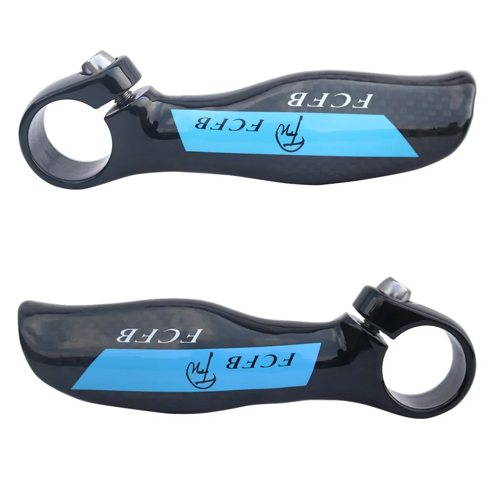 Carbon handlebar ends mtb handlebar ends Mountain bike Small Auxiliary Handlebar MTB bicycle bar end Parts red blue green