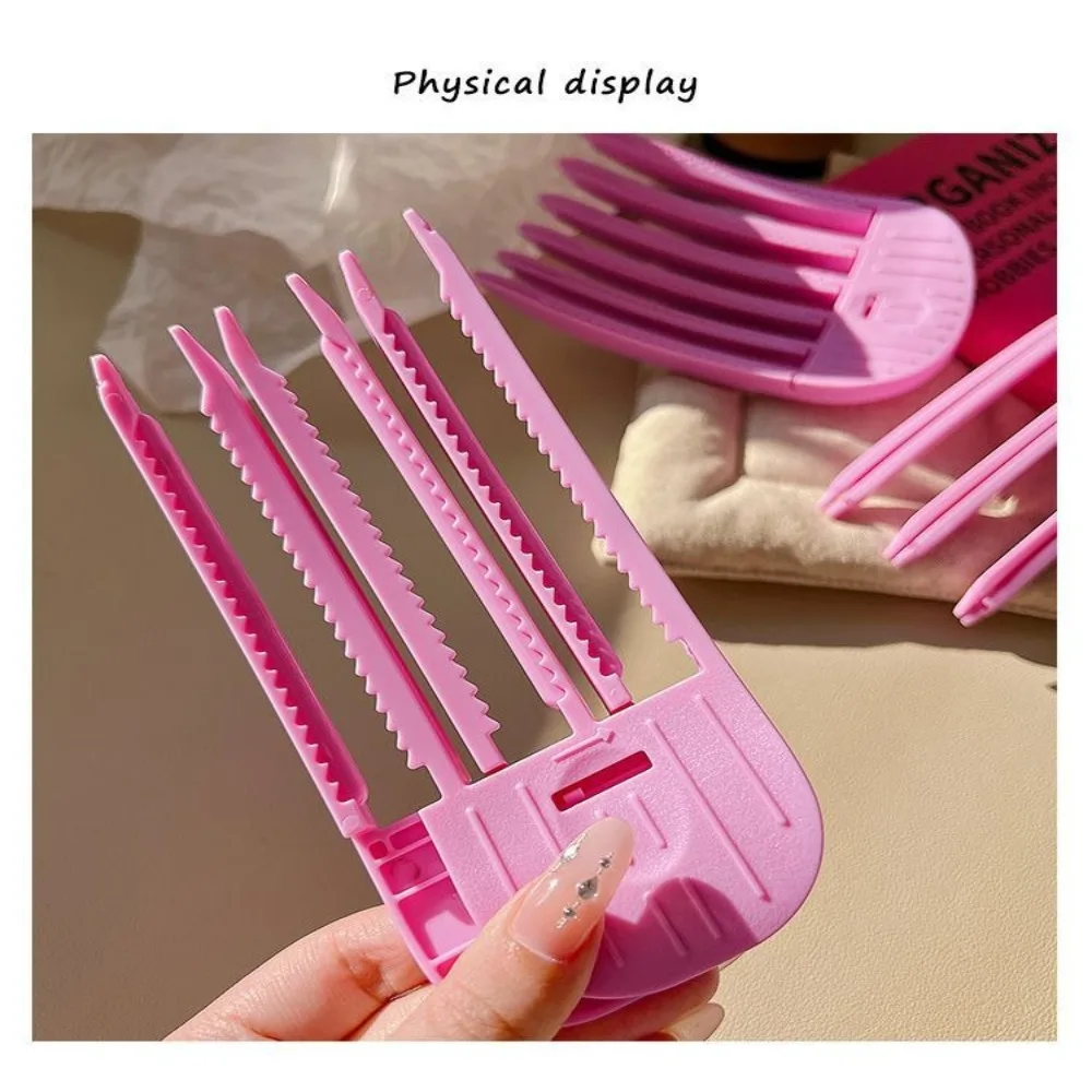 Lazy Air Bangs Hair Root Fluffy Clips Hair Styling Tools Fixed Curling Hairpin Cushion Hair Root Telescopic Plastic Hair Curlers