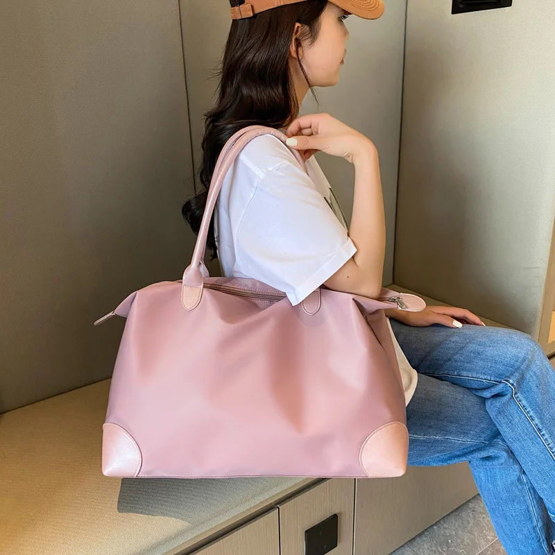 

Ladies' Large Capacity Tote Bag Short Distance Business Travel Commuting Storage Bag Go Shopping Handbag Fitness Shoulder Bag