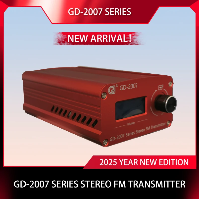 GD-2007 10W FM Transmitte Continuous Output (Q9)BNC Radios Station
