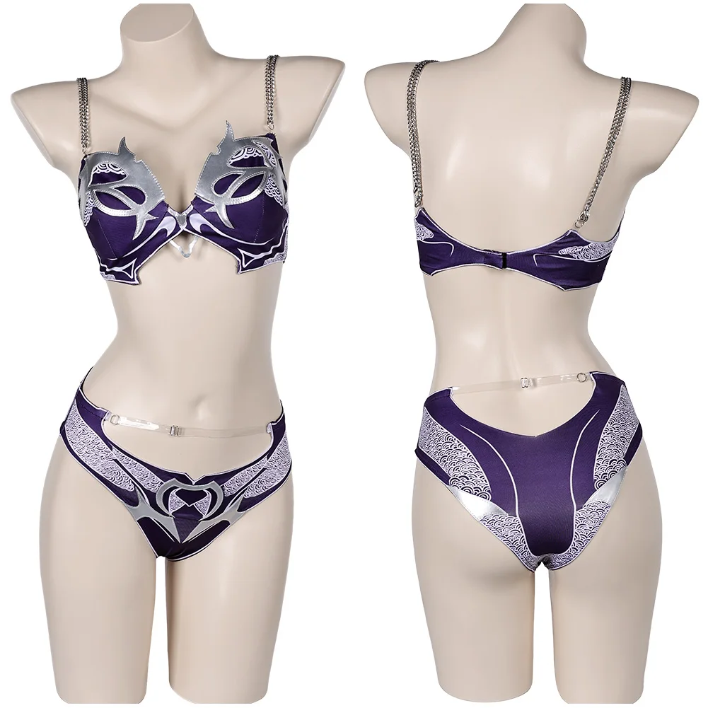 Shadowheart letnie seksowne bikini kostiumy Cosplay gra Balder Gate 3 kostium przebranie kobiety Halloween karnawał Party Fantasia ubrania