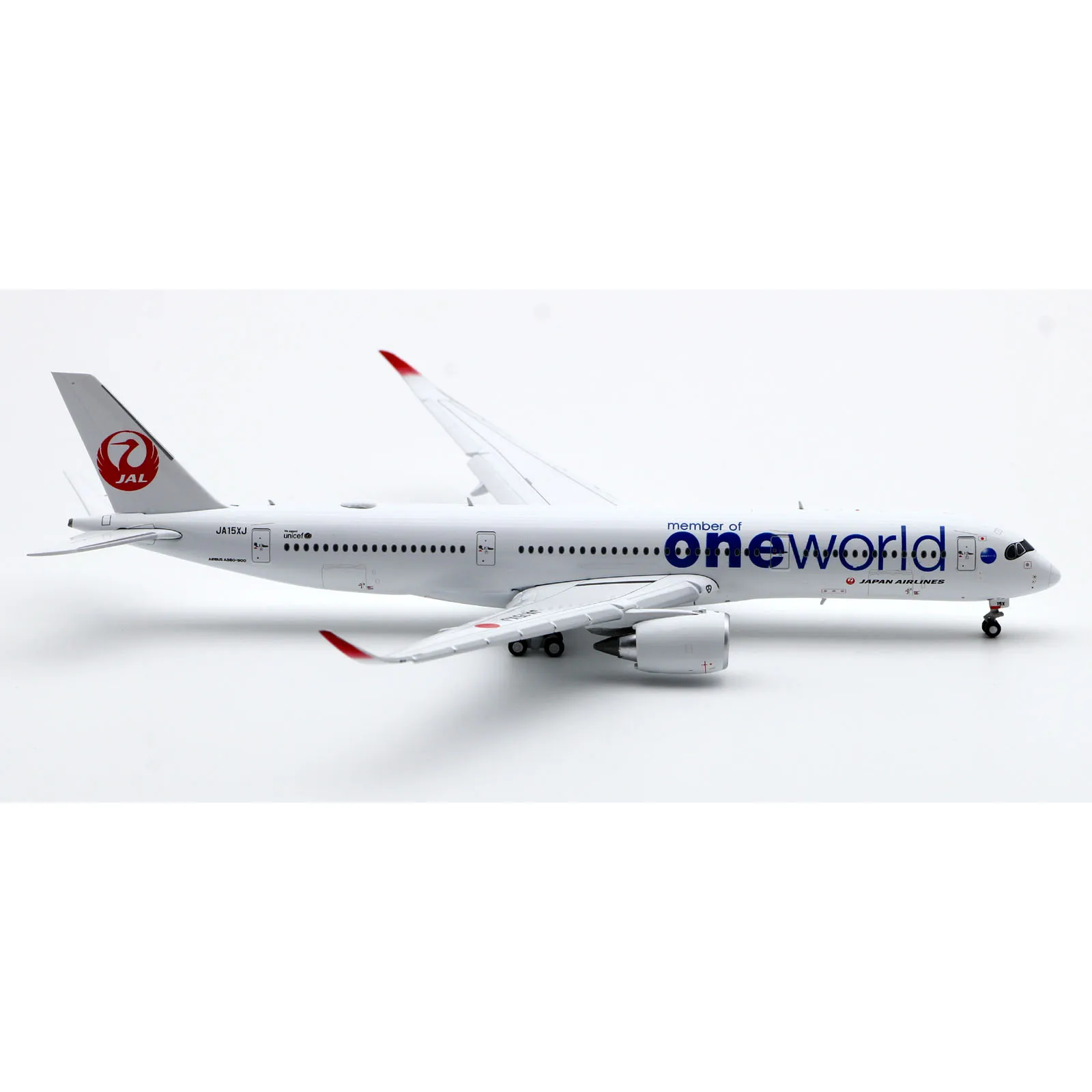 SA4003A سبيكة تحصيل طائرة JC أجنحة 1:400 اليابان طيران JAL ايرباص A350-900XWB دييكاست طائرة نموذج JA15XJ رفرف أسفل