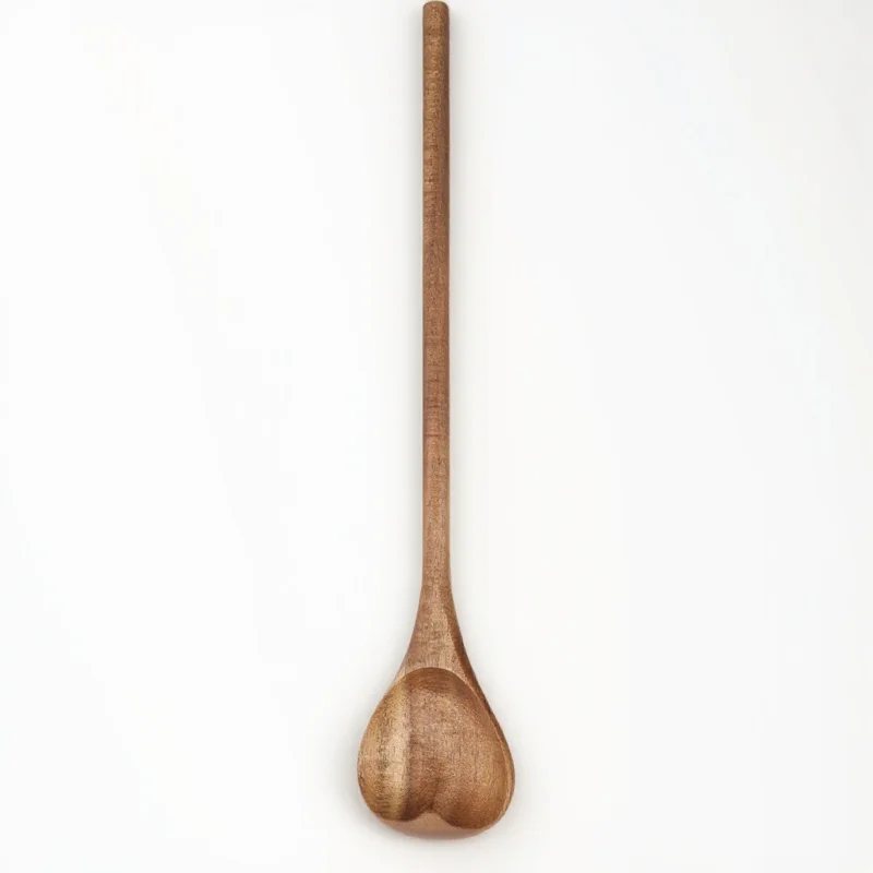 

Love Wooden Spoon Elegant Household Mixing Dessert Spoon Easy Clean Gift Home Accessory Home Supply Kitchen Accessory
