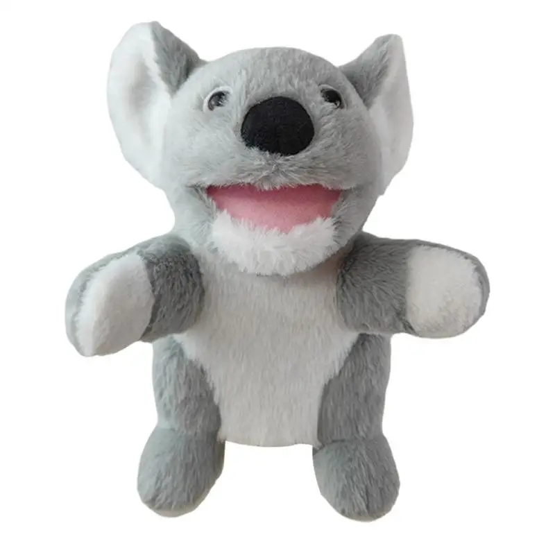 子供向けハンドパペット、漫画動物パペット、ハンドパペットおもちゃ、面白いぬいぐるみ、子供、男の子、女の子向けぬいぐるみおもちゃ