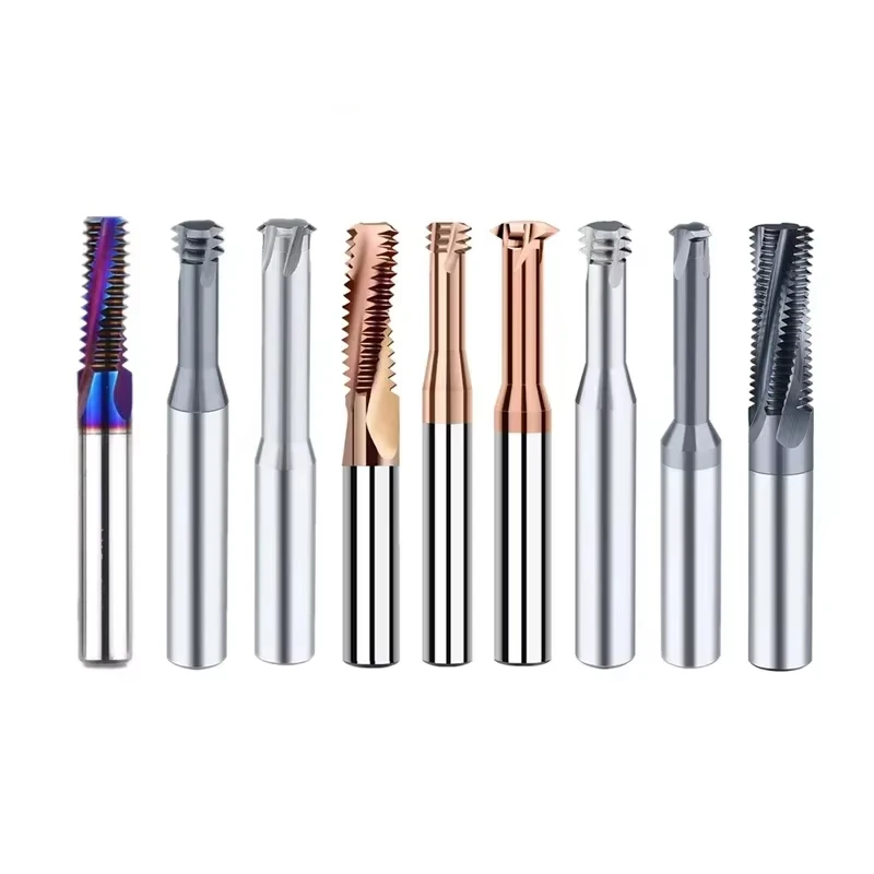 

HRC CNC 65 Degree Carbide Single Tooth Thread Milling M1 M1.2 M1.4 M1.6 M2 M2.5 M3-M24 Solid Carbide Thread Milling Cutter