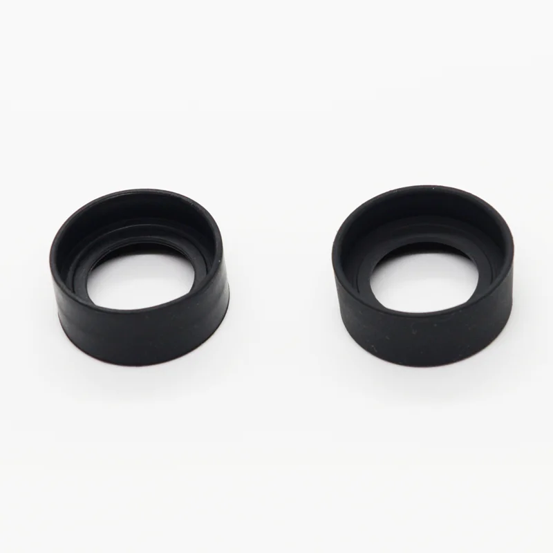 2PCS Telescope Monocular Binoculars Biological Stereo Microscope Rubber Eyepiece Eye Cups Caps Eye Guards Cylinder Foldable