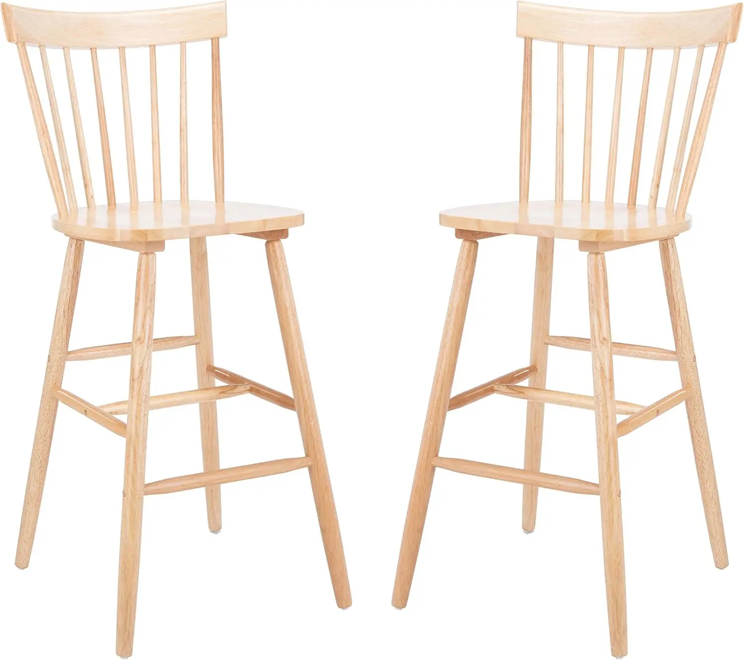 

Home Collection Providence Spindle Back Natural Bar 30-inch Stool (Set of 2)