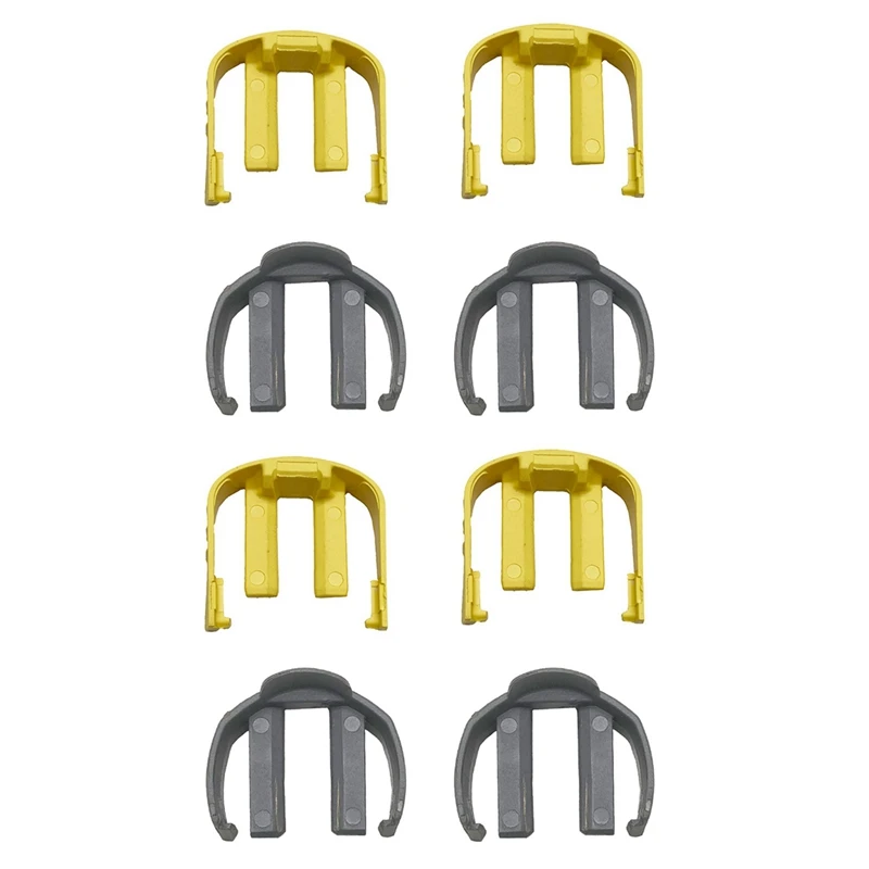 4Set Yellow & Grey For Karcher K2 K3 K7 Pressure Washer Trigger & Hose Replacement C Clip Clamp For Hose To Machine