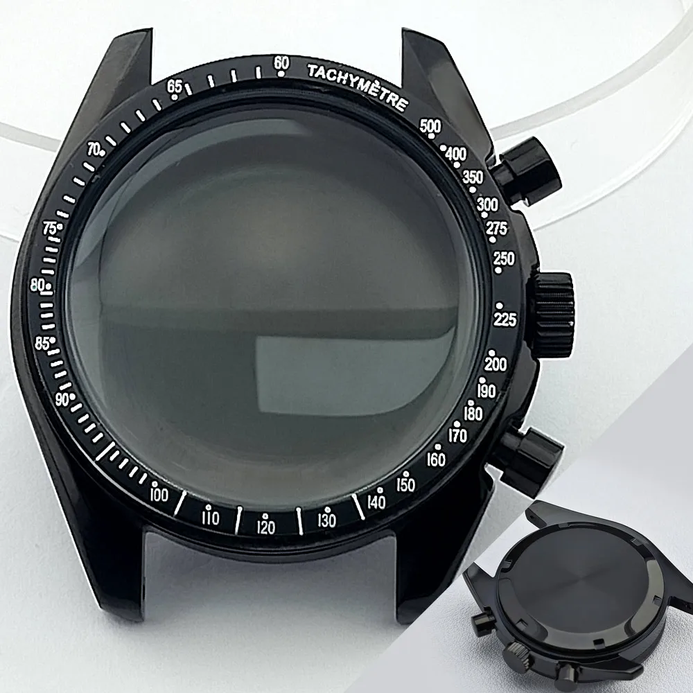 39,7 mm Herrenuhren, Metallgehäuse, passend für VK63-Uhrwerk, Gehäuseband, Zifferblatt, Zeiger, komplettes Set mit Zubehörteilen, Uhrenbox – Detail 12