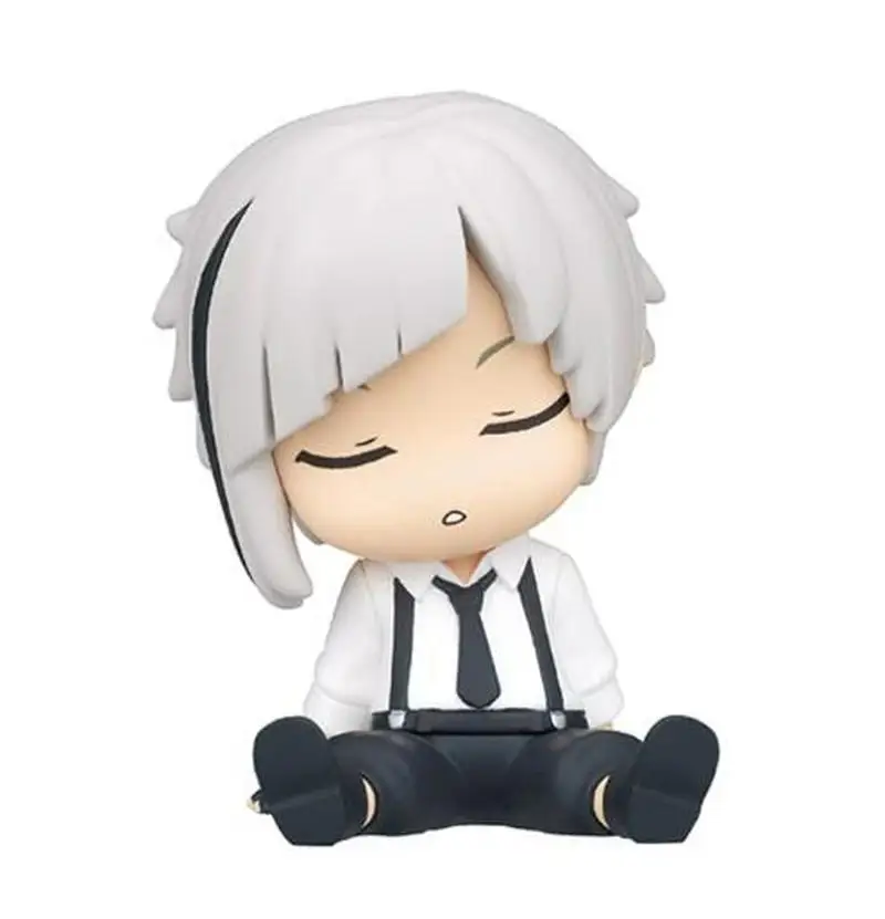 Tomy Bungo Stray Dogs Shoulder To Shoulder Sleeping Gashapon Figure Pvc Japanese In Stock Desktop Ornament For Anime Fans - view 3