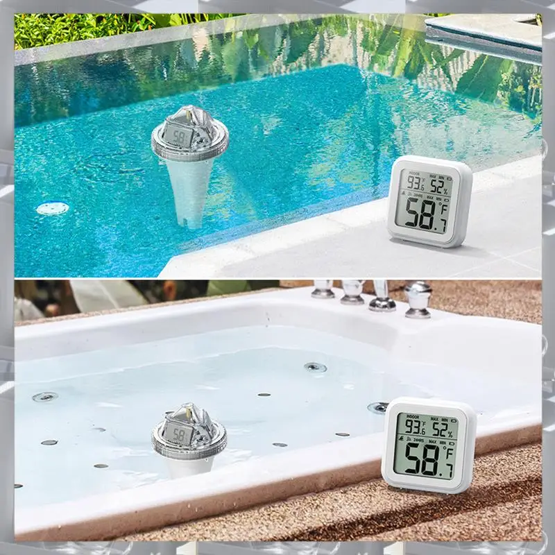 

Hot Selling-Precision Floating Pool Thermometer - Indoor Air And Water Temperature Sensor With Humidity Monitoring,Precision Flo