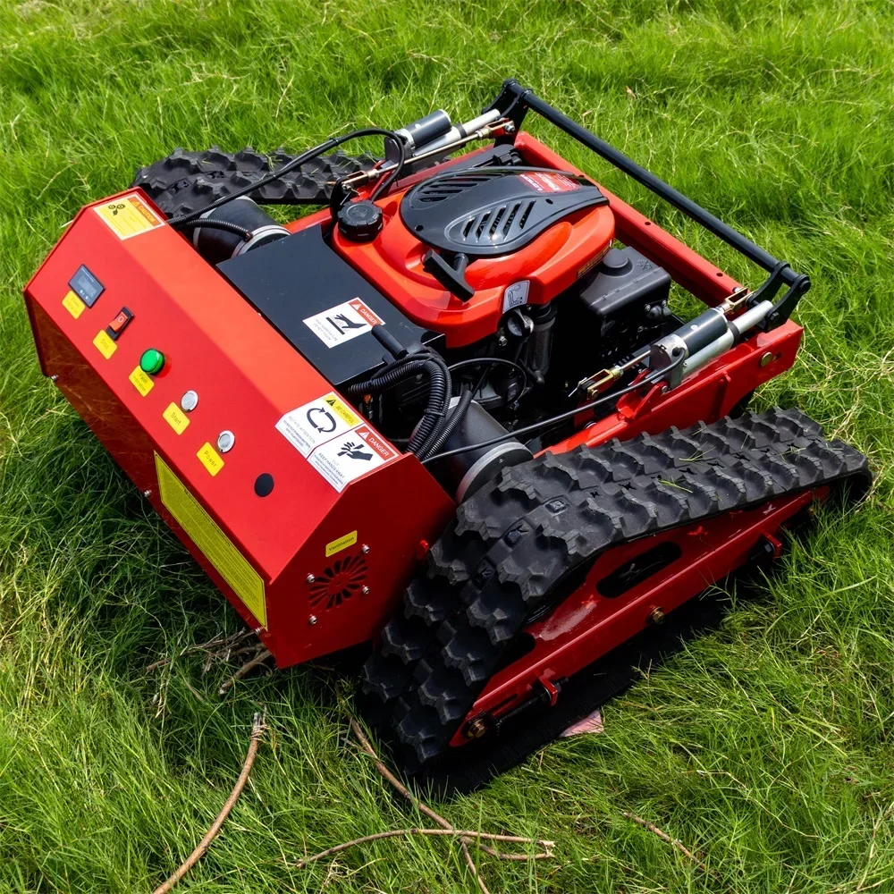 Hot Sale Farm Use Small Grass Cutter Robotic Lawn Mower Agriculture Cordless Crawler Remote Control Lawn Mowers
