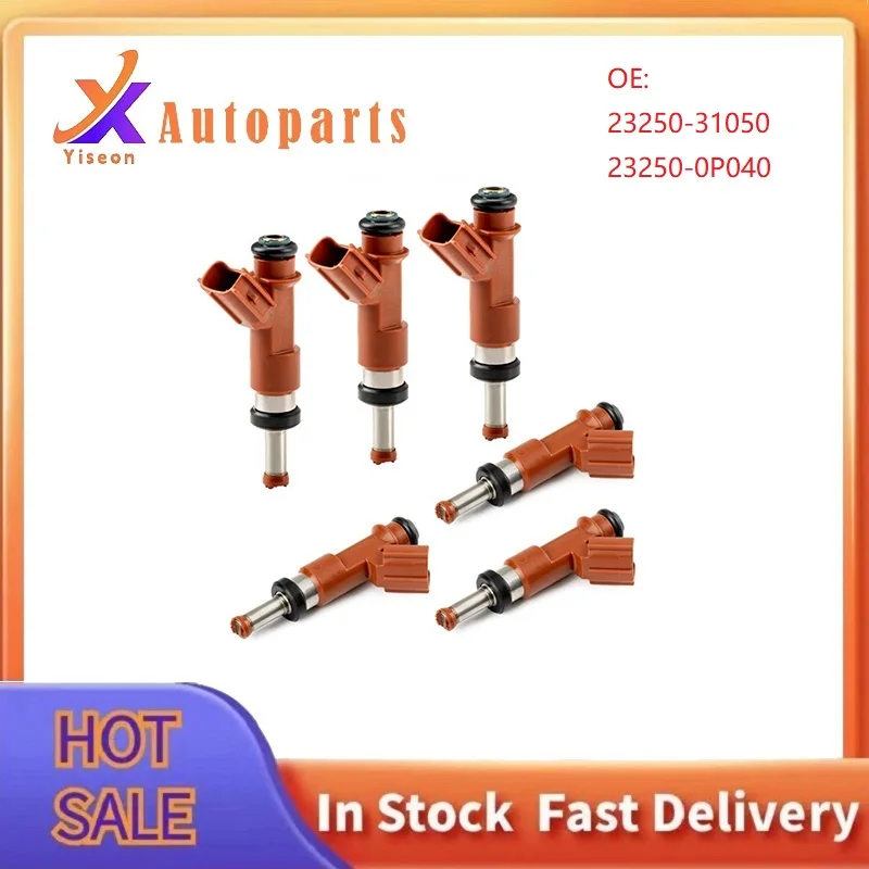 Fuel Injector For Toyota Camry Avalon Highlander RAV 4 3.5 2GR Engine Nozzle 23250-31050 23250-0P040 Auto Parts