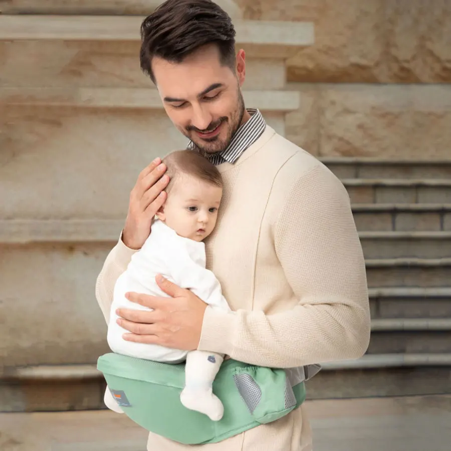 

Four Season Breathable Carrying Belt Portable Baby Carrier Children's Hip Seat Waist Stool Kangaroo Style Baby Carrier
