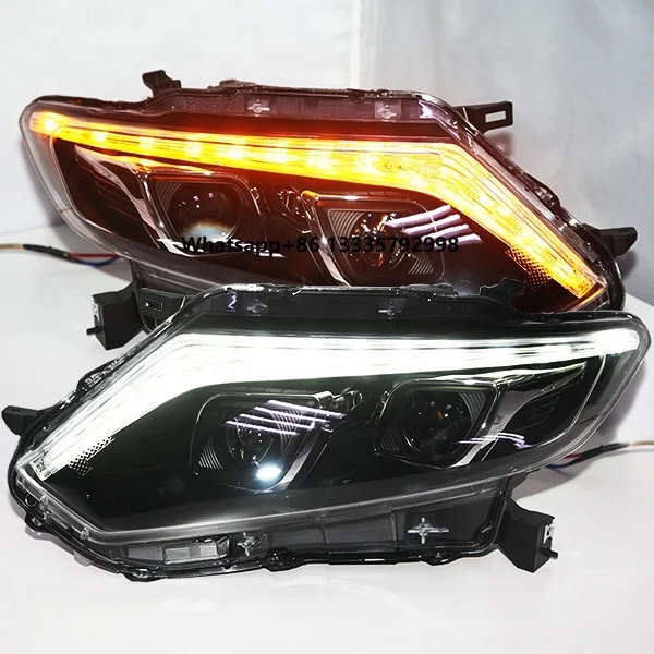 

PW LED Head Light for NISSAN X-Trail Rogue Black Housing 2014-2015 Year