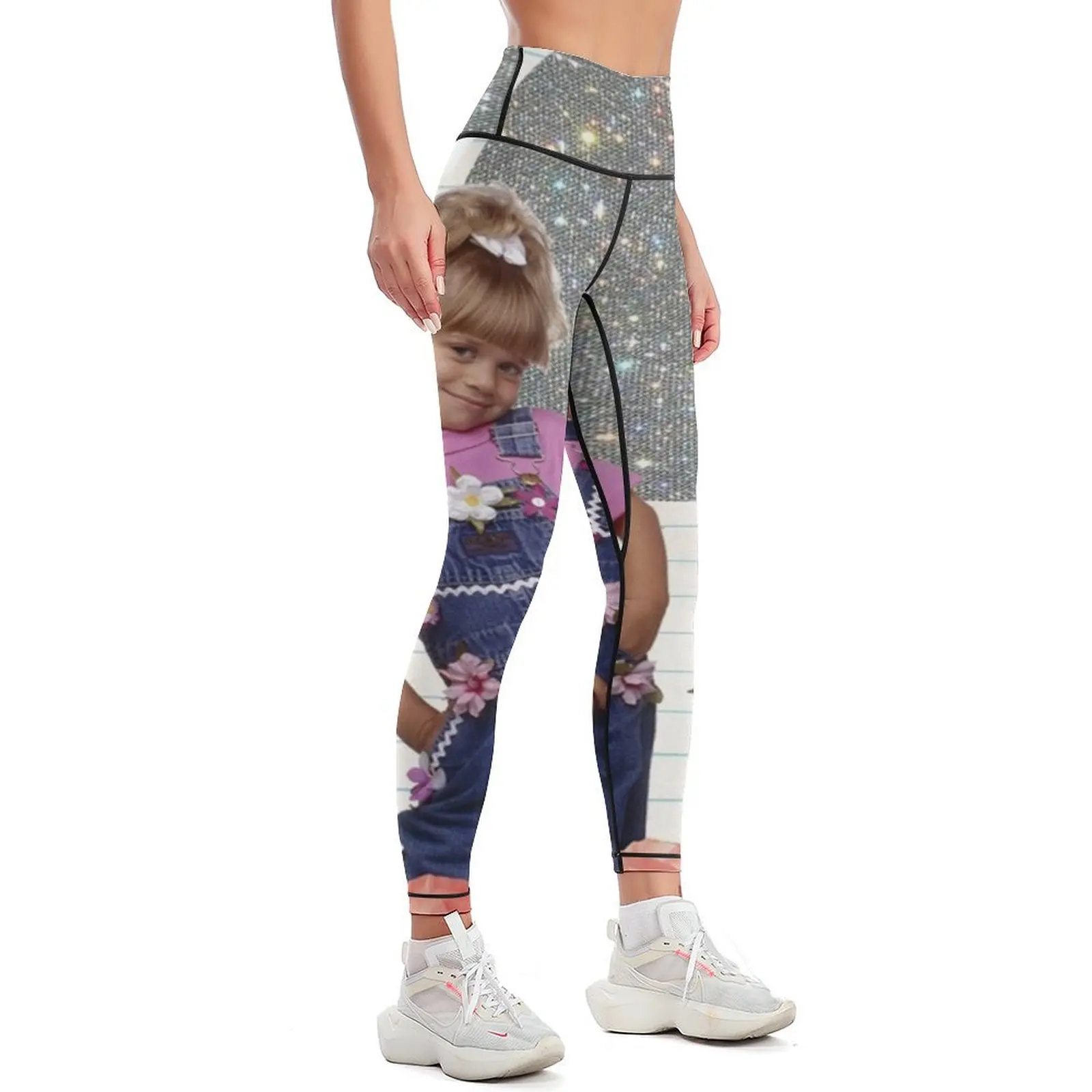 twins pop art Leggings legging gym gym womans Women's fitness Womens Leggings