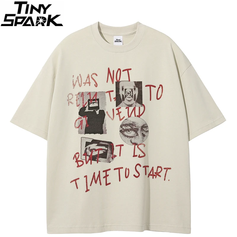 2025 streetwear retro gráfico t camisa harajuku letras dos homens
