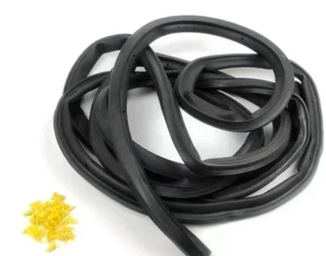 Excavator rubber strip cab door glass window sealing strip suitable for Sany Komatsu Hitachi Carter Kobelco Doosan Daewoo 5M