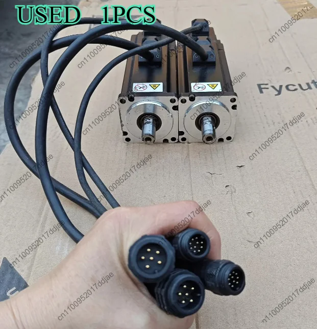 

1pcs ismh4-40b30cb, u234y, 400w, motor with brake, perfect function