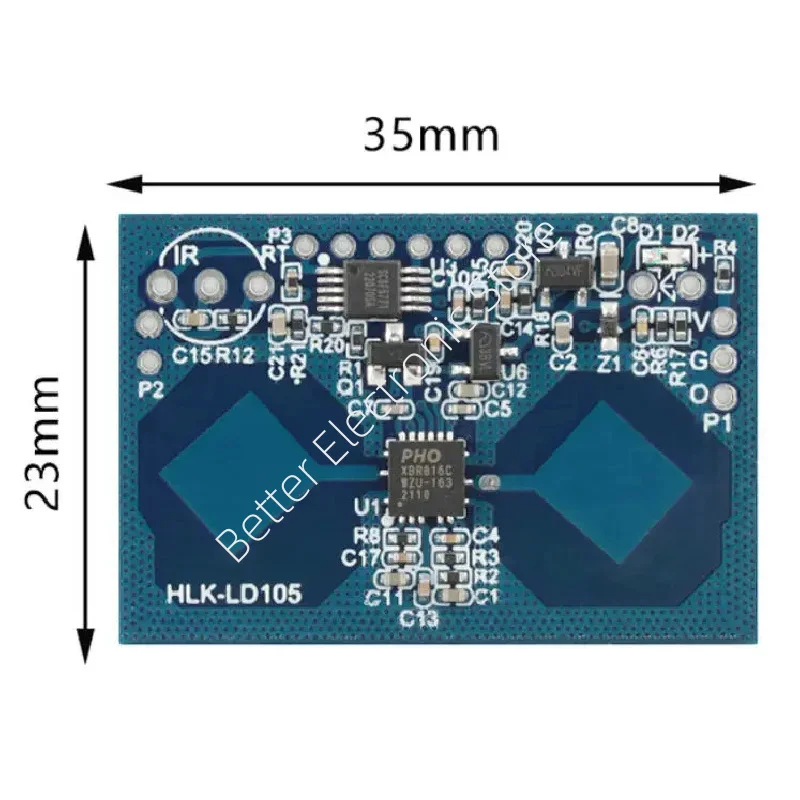 Module radar d'origine LD105-10G - Support de plafond à micro-mouvement/mouvement de présence humaine