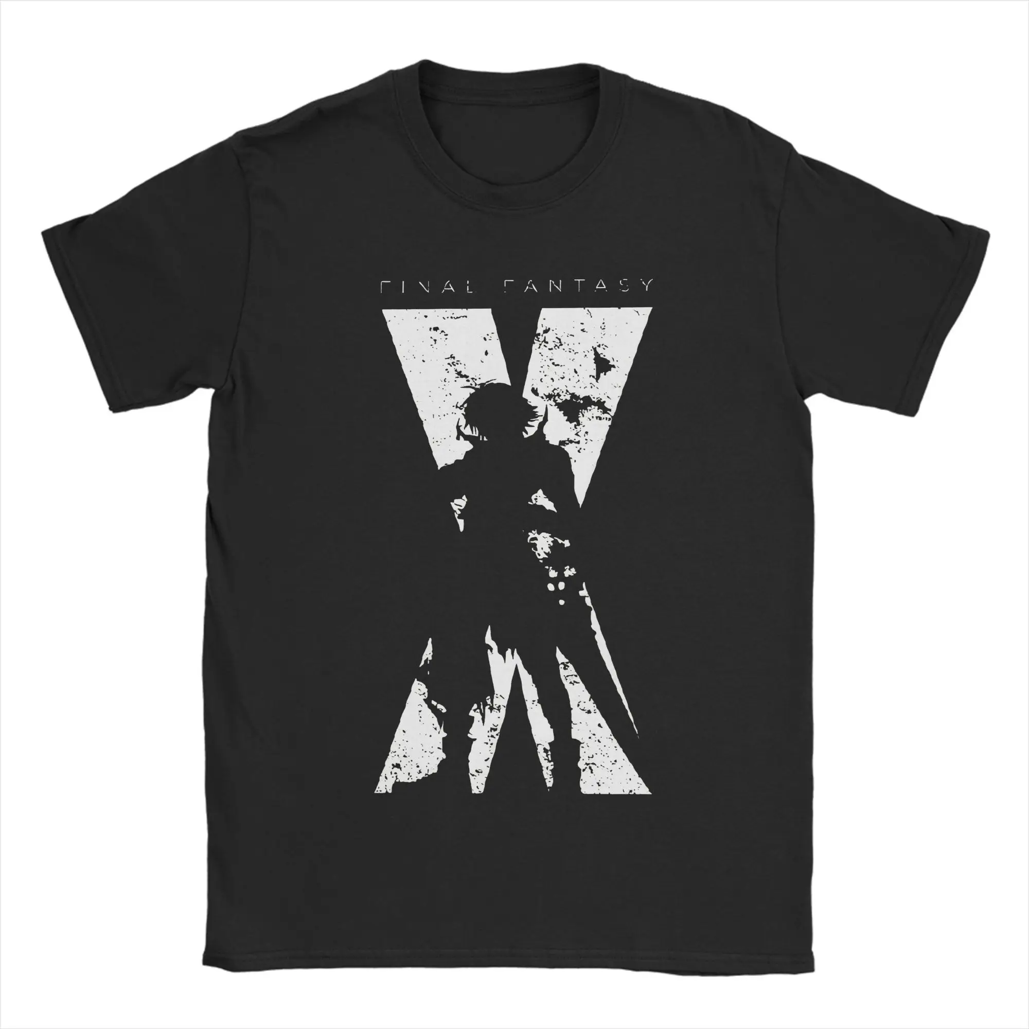 Camisetas Final Fantasy X Minimal para hombre, camisetas de algodón, camisetas novedosas de manga corta con cuello redondo, camisetas de fiesta