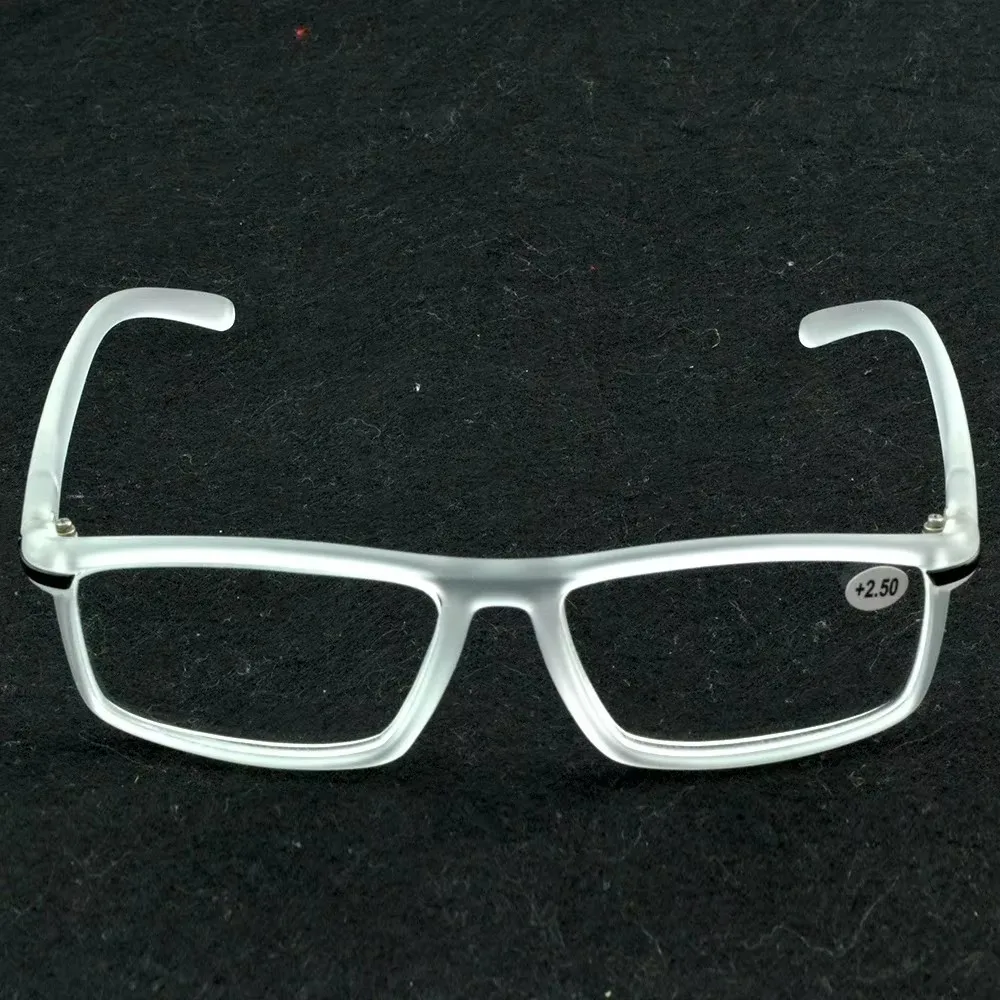 

Clara Vida White Frame Readers Lightweight Modern Reading Glasses Men Women +1 +1.5 +2 +2.5 +3 +3.5 +4