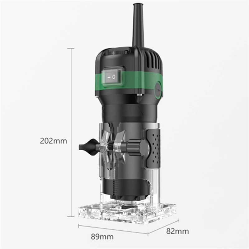 800 واط 6 سرعة آلة التشذيب الكهربائية 33000 دورة في الدقيقة الأعمال الخشبية تنقش اليد الخشب حافة راوتر المتقلب المنزل لتقوم بها بنفسك زيوت الطاقة