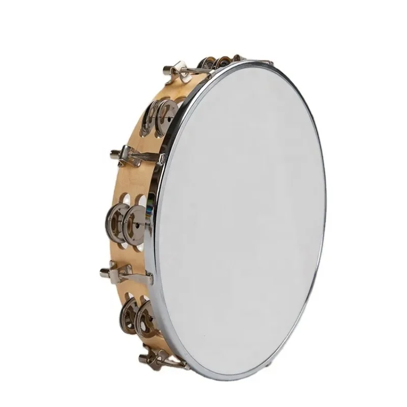 

Educational party favors toys children wooden tambourine instruments