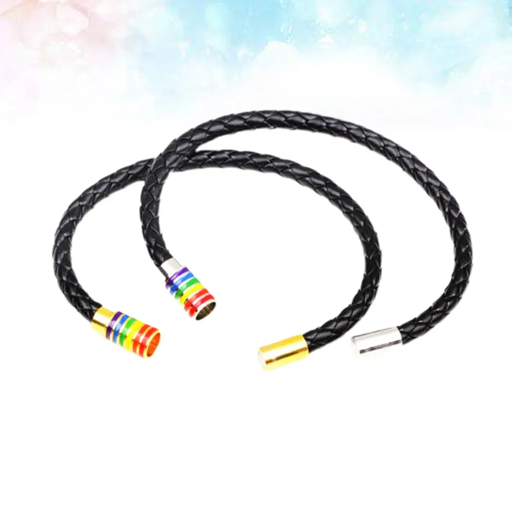 2Pcs Source Material Bracelet Chic Fresh Style Lightweight Comfortable Daily Wear Adjustable Rope Bracelet Gift for Any