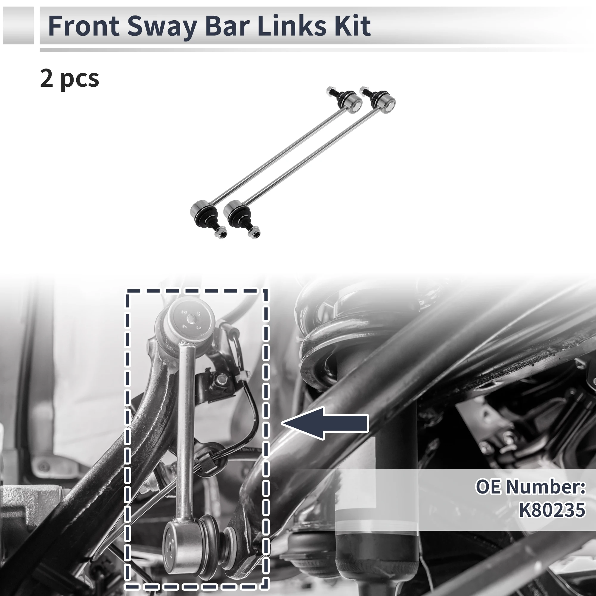 

UXCELL Ланки переднего стабилизатора без втулки для BMW 740i 1995-2001 No K80235 2 шт.