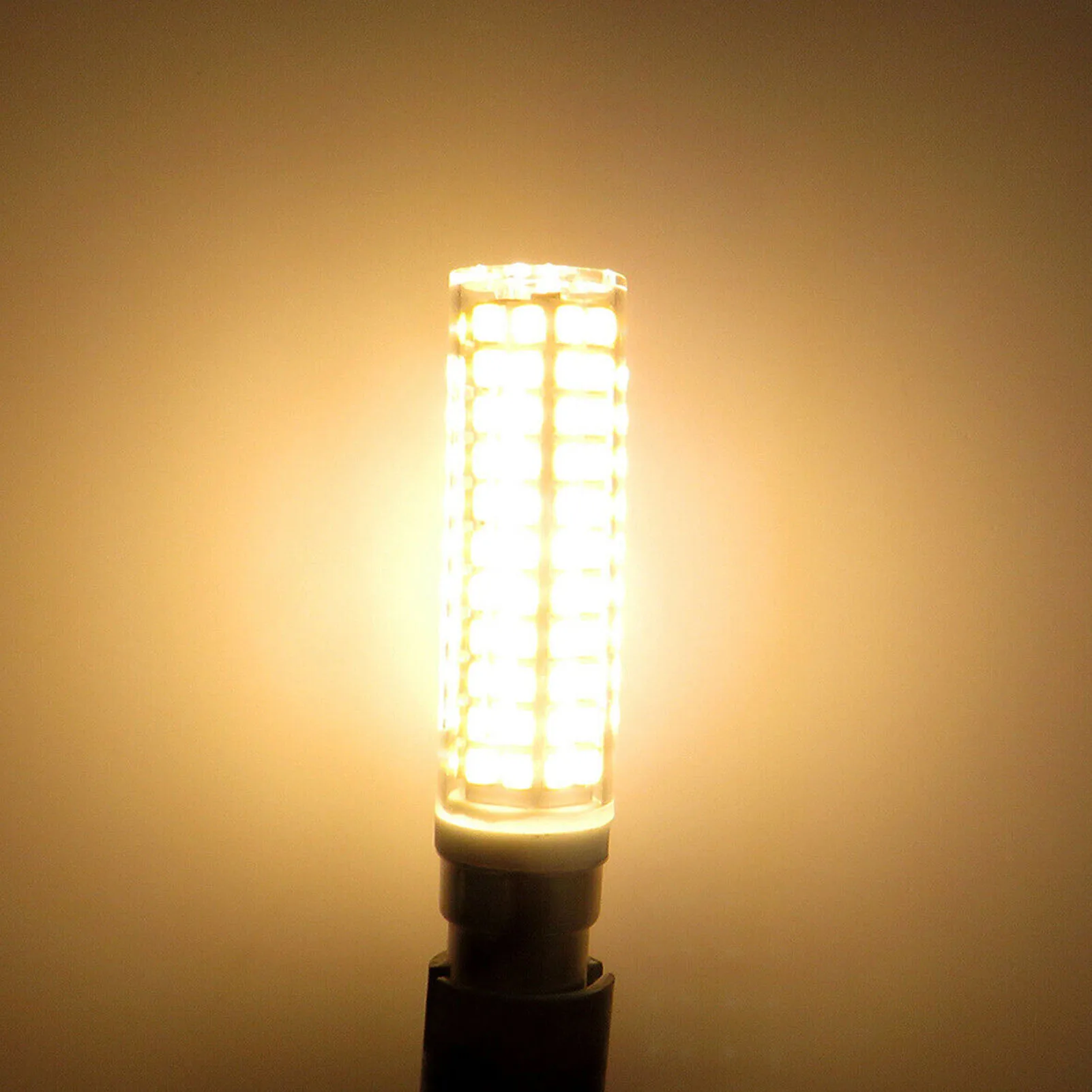ZK20G9 136LED лампа 15 Вт 1200LM керамическая биконная кукурузная лампа с регулируемой яркостью для домашнего внутреннего освещения (220 В теплый белый)