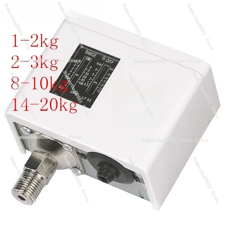 ​​LF55 Pressure Switch for Air Compressor Refrigeration Boiler High Low Pressure Control​​