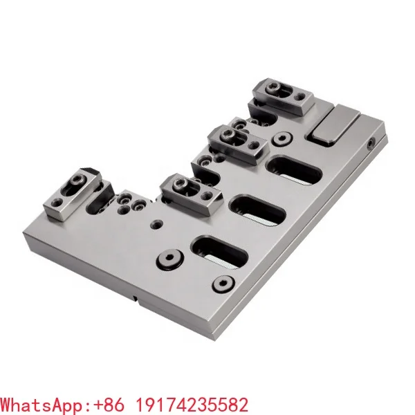High Precision Stainless Steel Powerful Clamping Fine Adjustable Manual Wire Cut Super Vise for WEDM Machine HE-V06615
