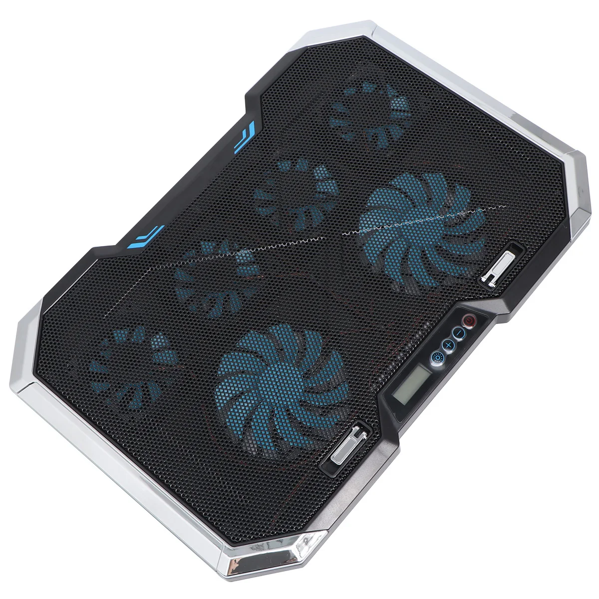 

Rgb Led Dual Side Silent Laptop Cooler 7 Adjustable Heights Dual Usb Ports Cooling Pad 18 Inch Notebook Computer Stand Heat