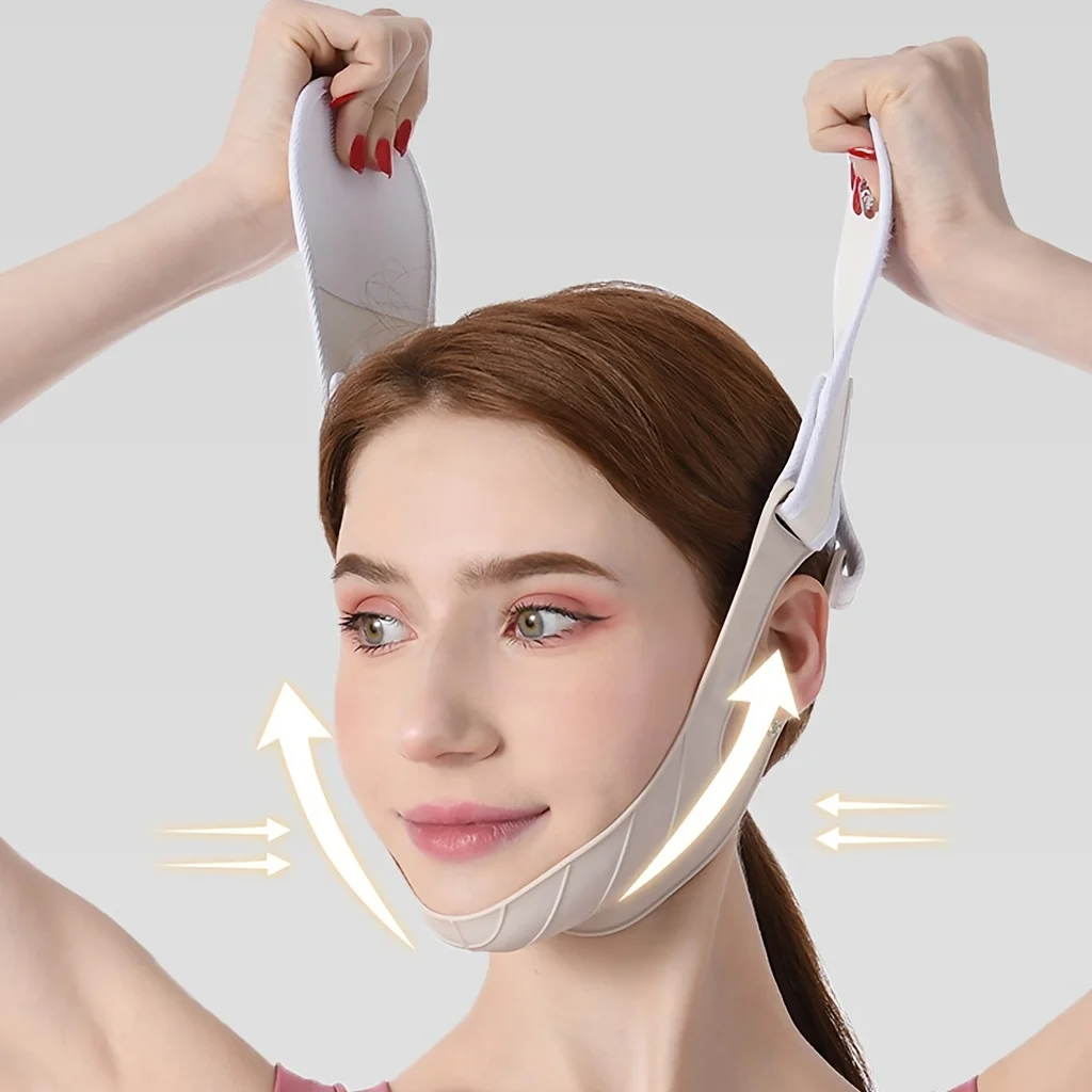 Youthful Radiance V-Line Lifting Belt  Non-Surgical, Skin-Friendly Silicone Face Shaper for Firming Chin and Cheeks