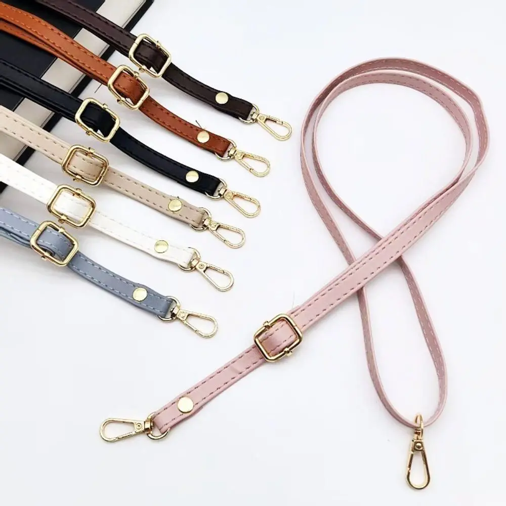 New Fashion 130cm Bag Strap Adjustable Multiple Colors Handbag Strap Leather Crossbody Strap
